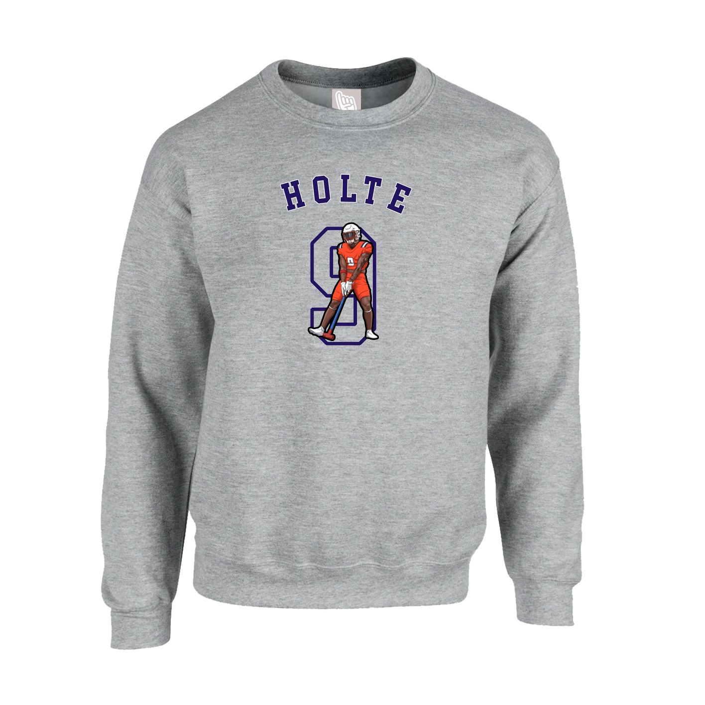 Fleece Crew — Shirsey Arch in Grey