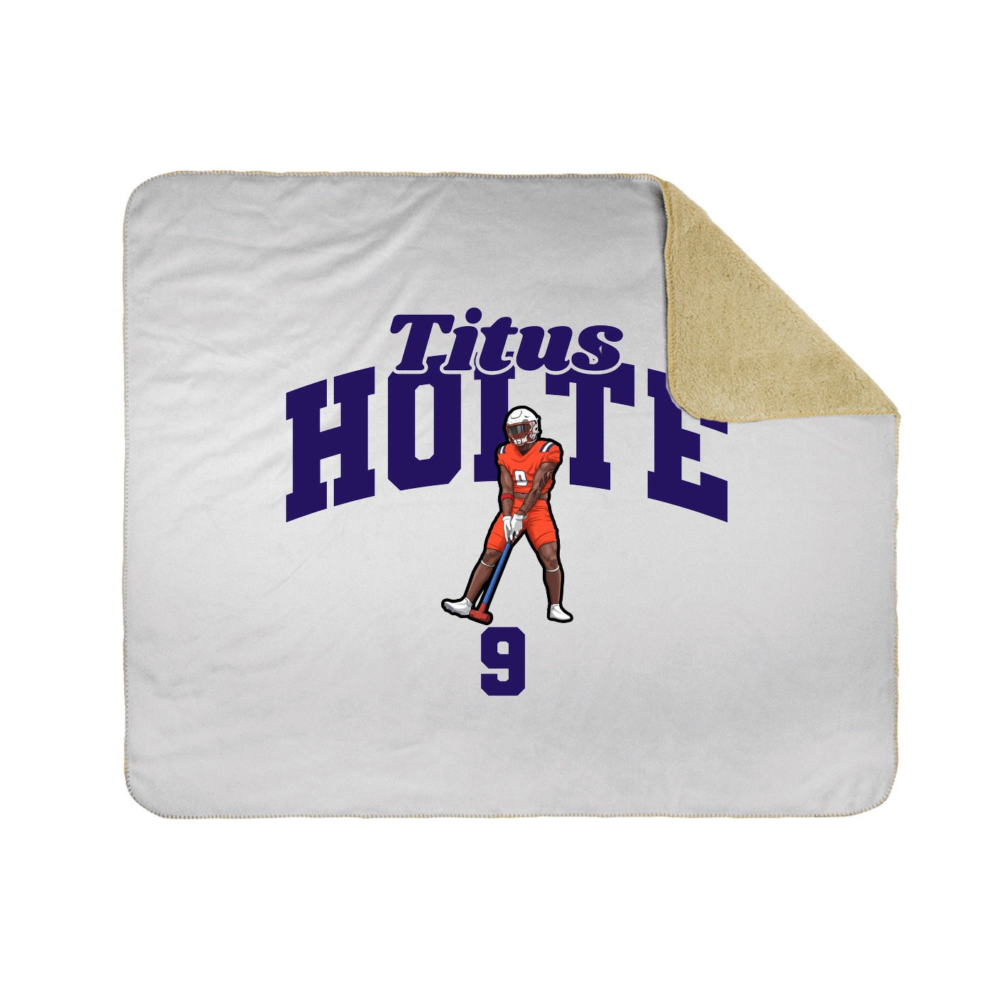 Throw Blanket — Signature Arch in White