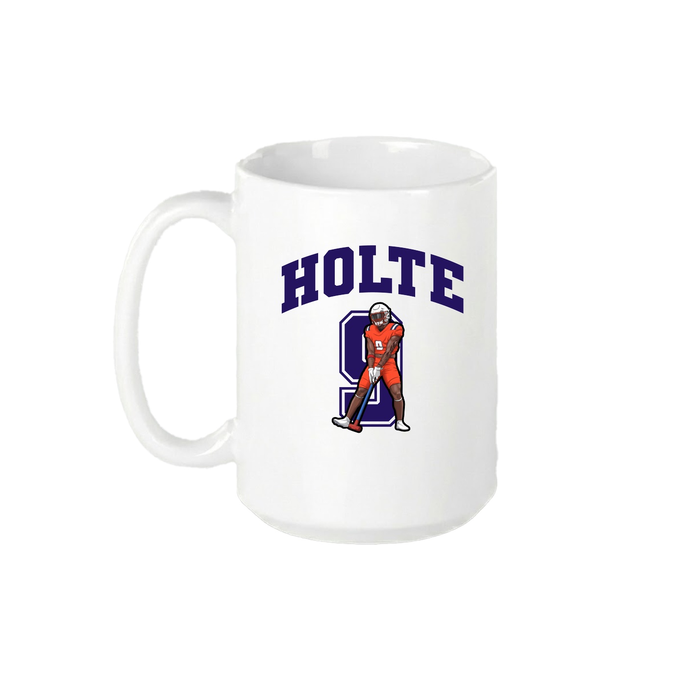 15oz Coffee Mug — Number in White