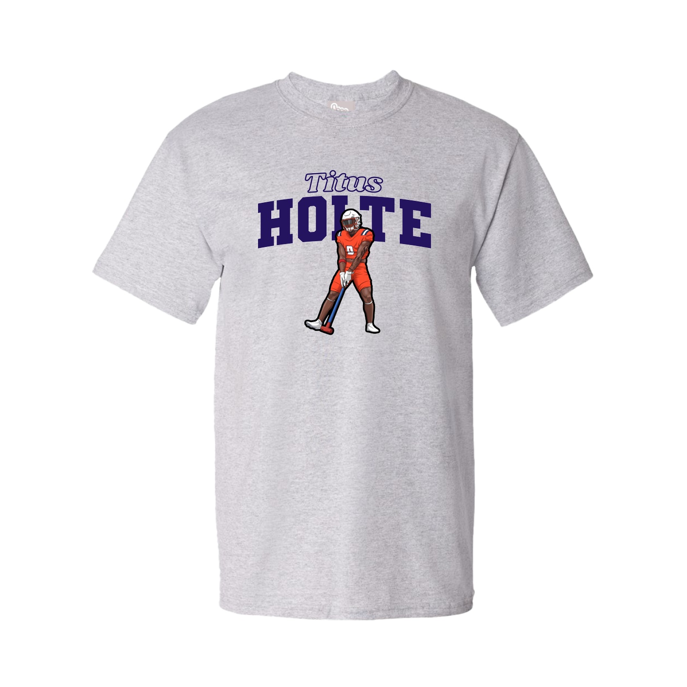 Tee — Name Arch in Grey