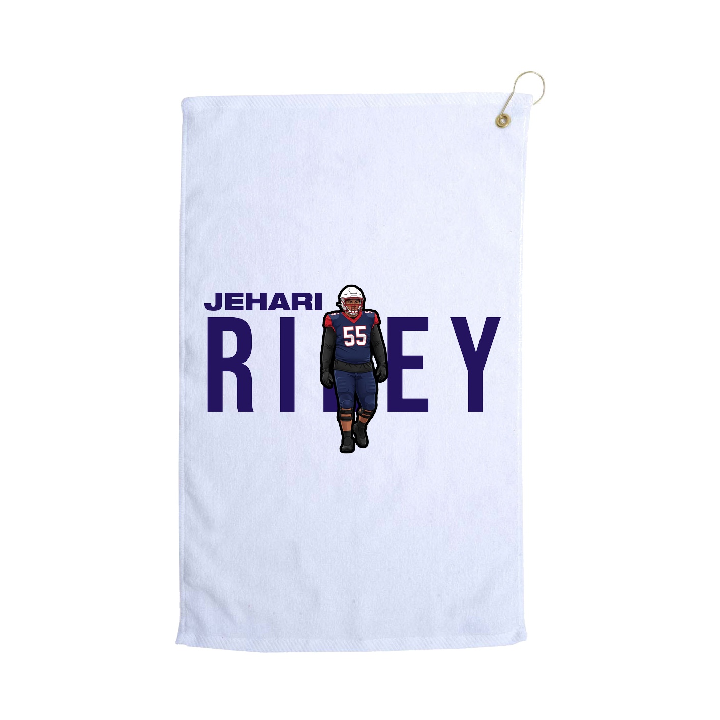 Golf Towel — Player Name in White