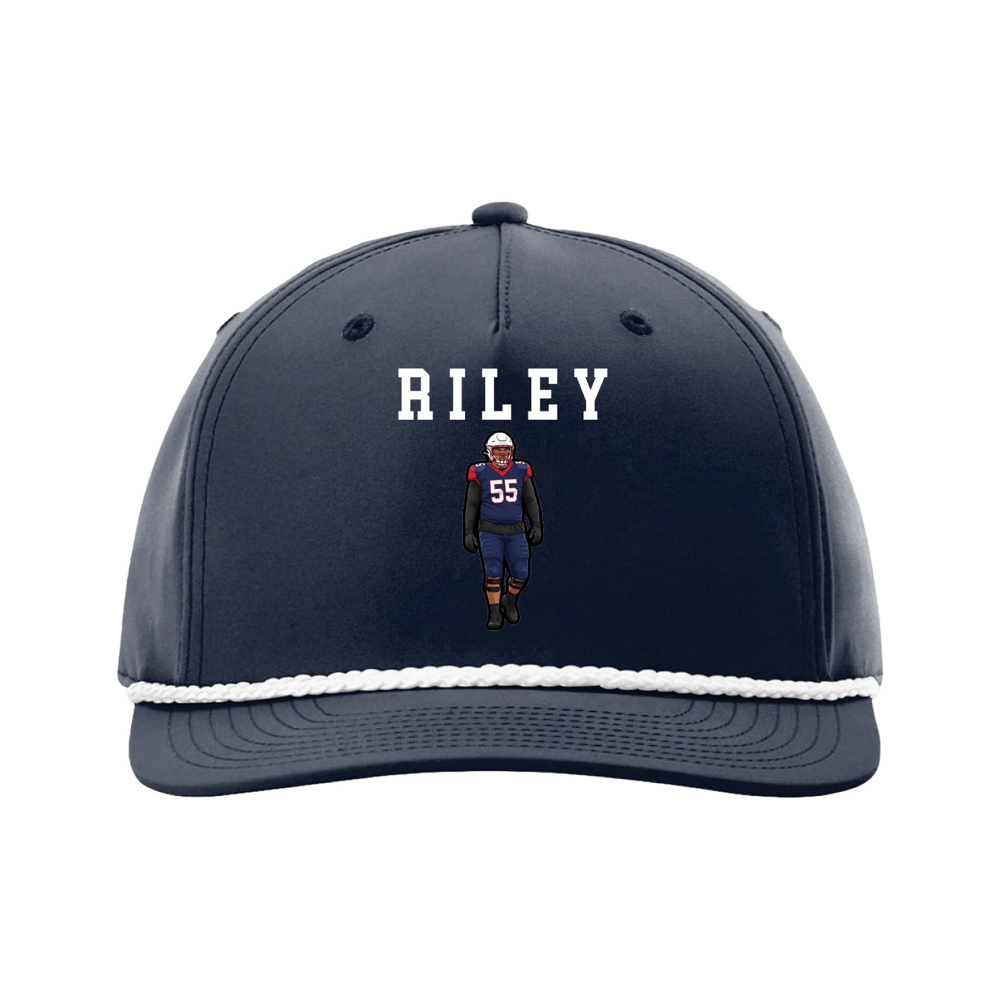 Five-Panel Classic Rope Cap — Shirsey in Navy