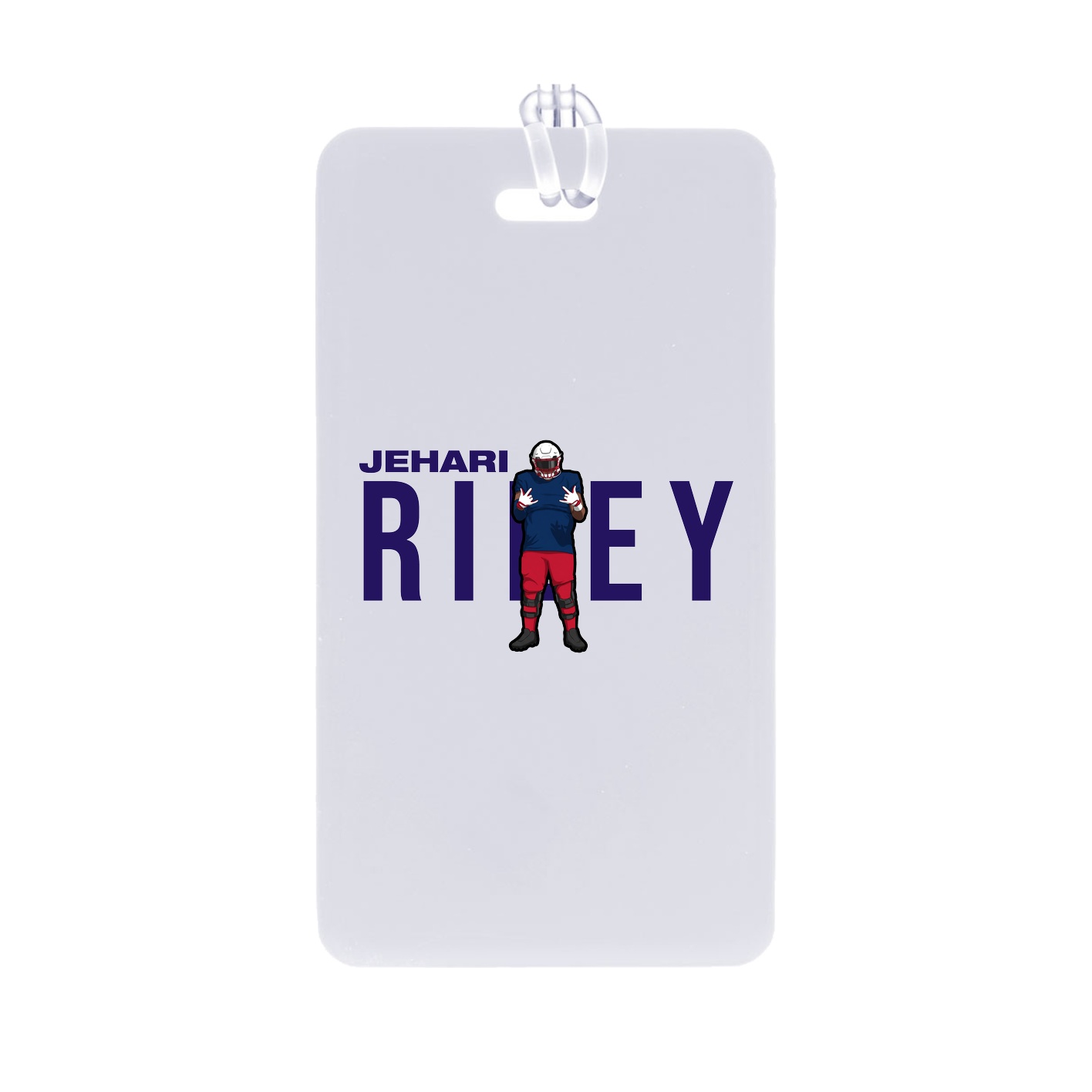 Bag Tag — Player Name in Classic