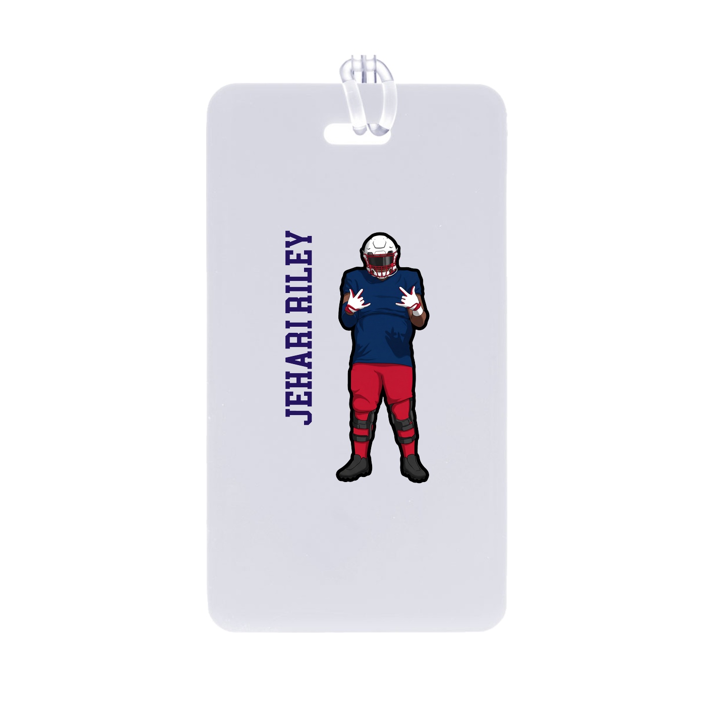 Bag Tag — Name Vertical in Classic