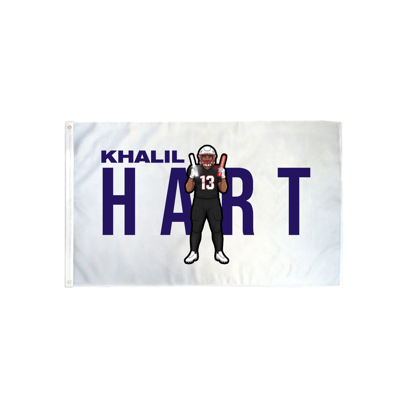 3x5 Flag — Player Name in Classic