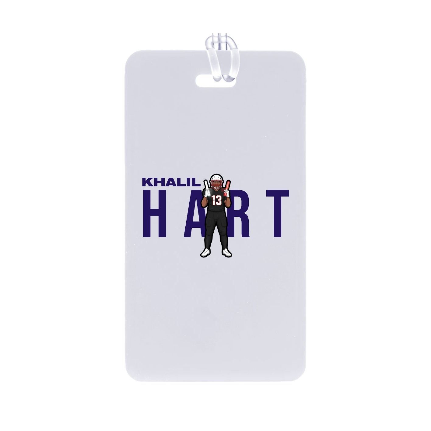 Bag Tag — Player Name in Classic