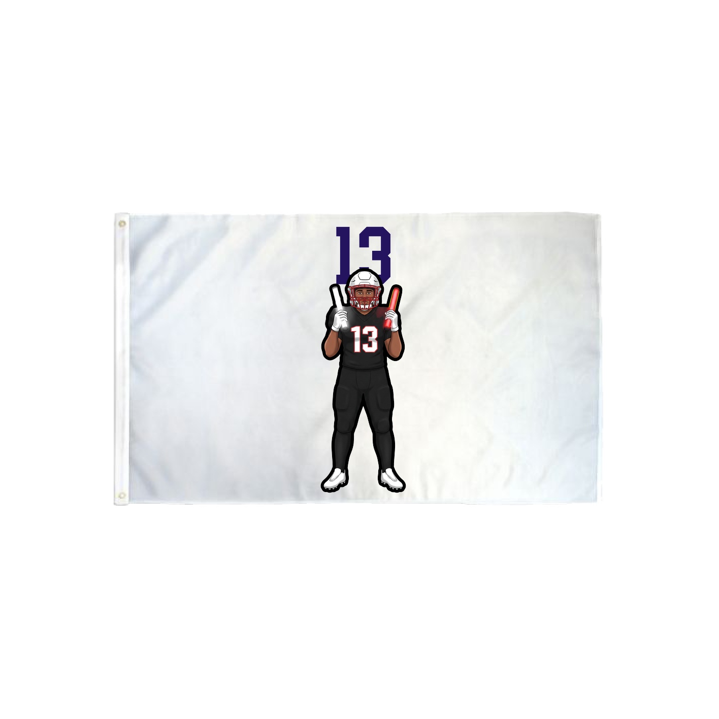 3x5 Flag — Number Top in Classic