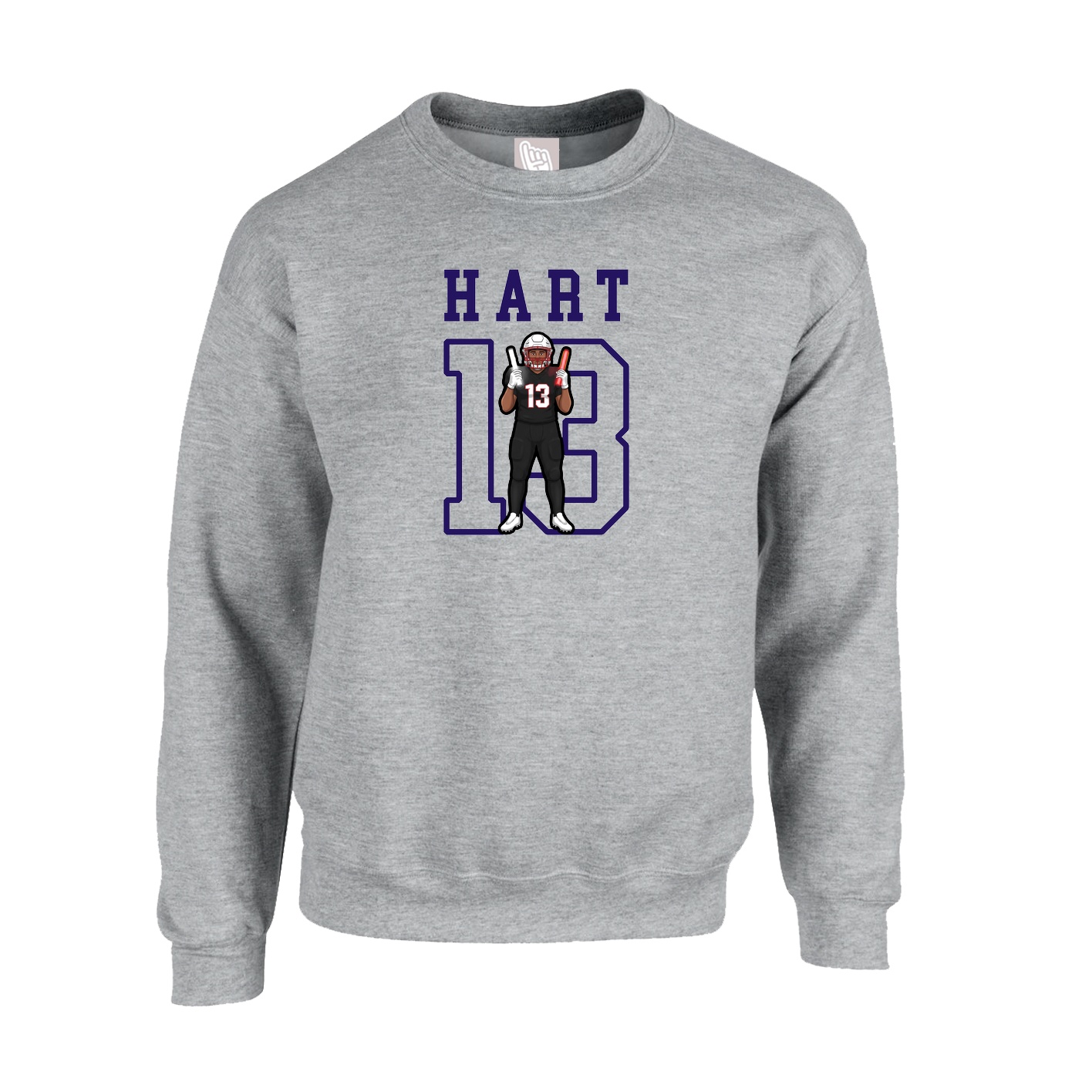 Fleece Crew — Shirsey in Grey