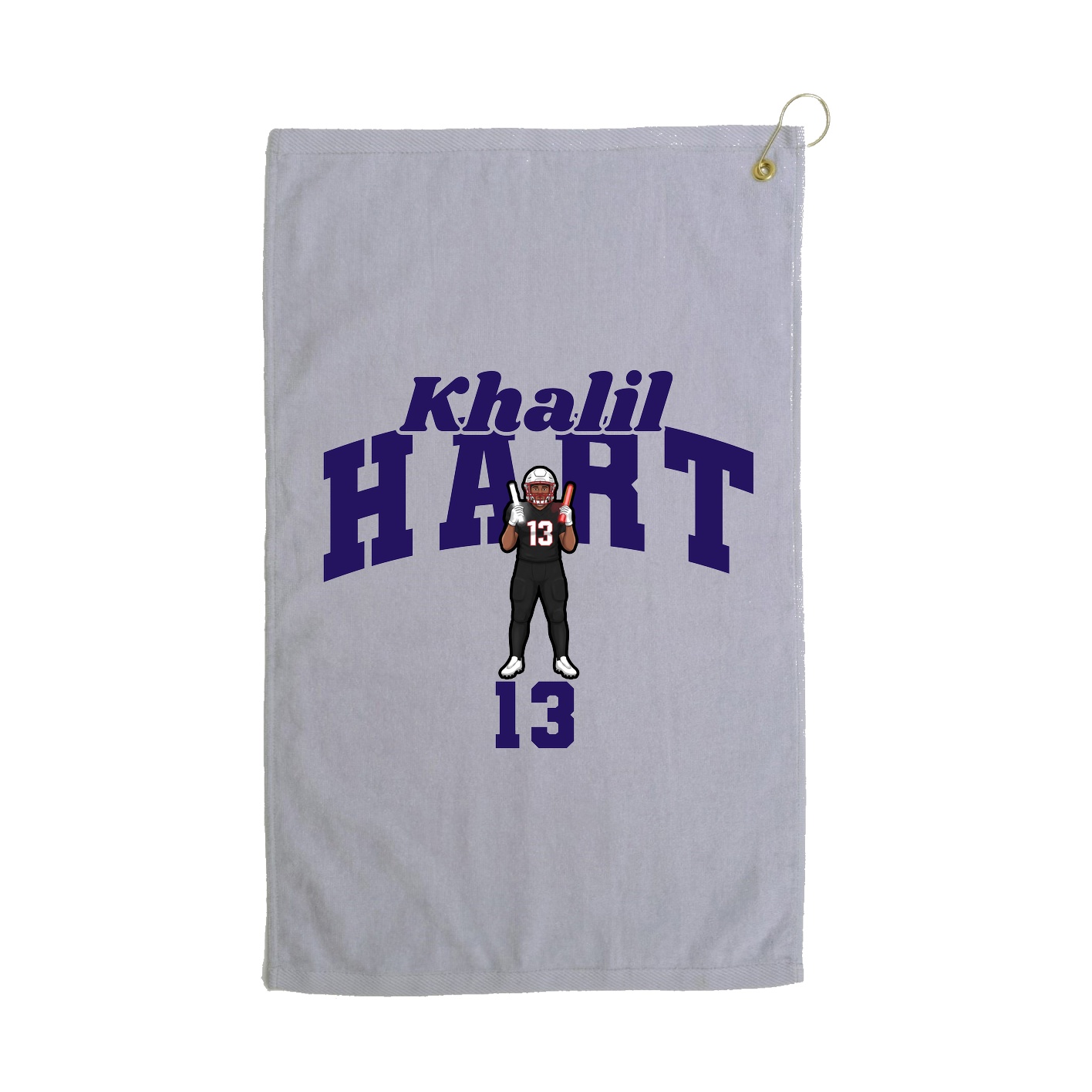 Golf Towel — Signature Arch in Grey