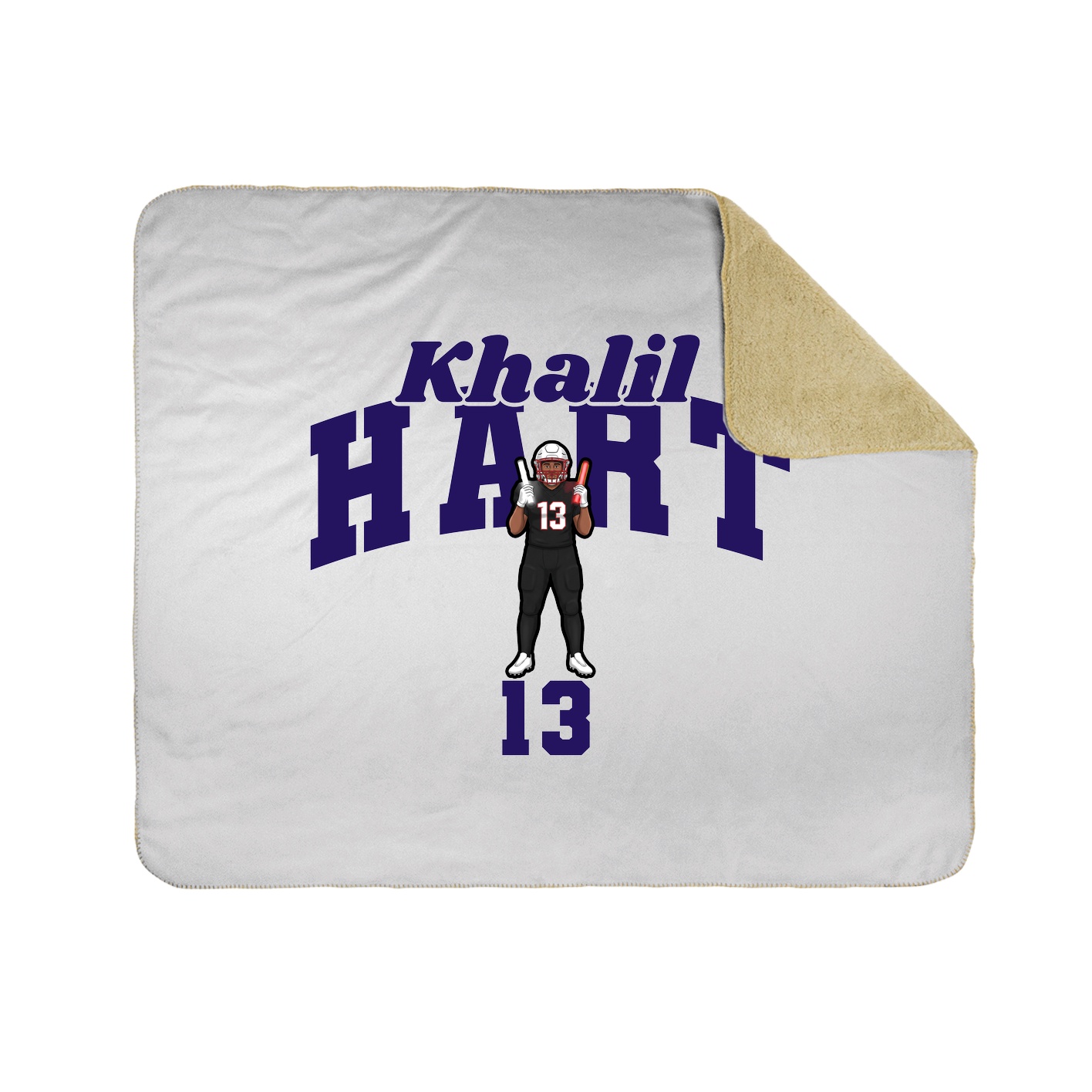 Throw Blanket — Signature Arch in White