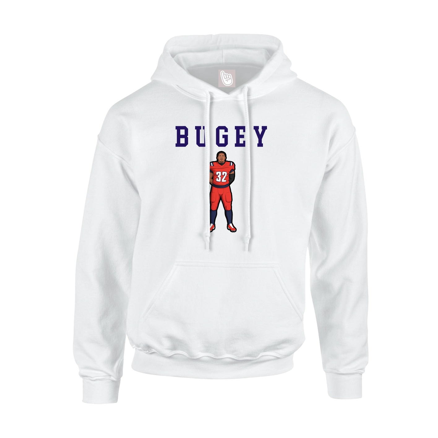 Hoodie — Shirsey in White
