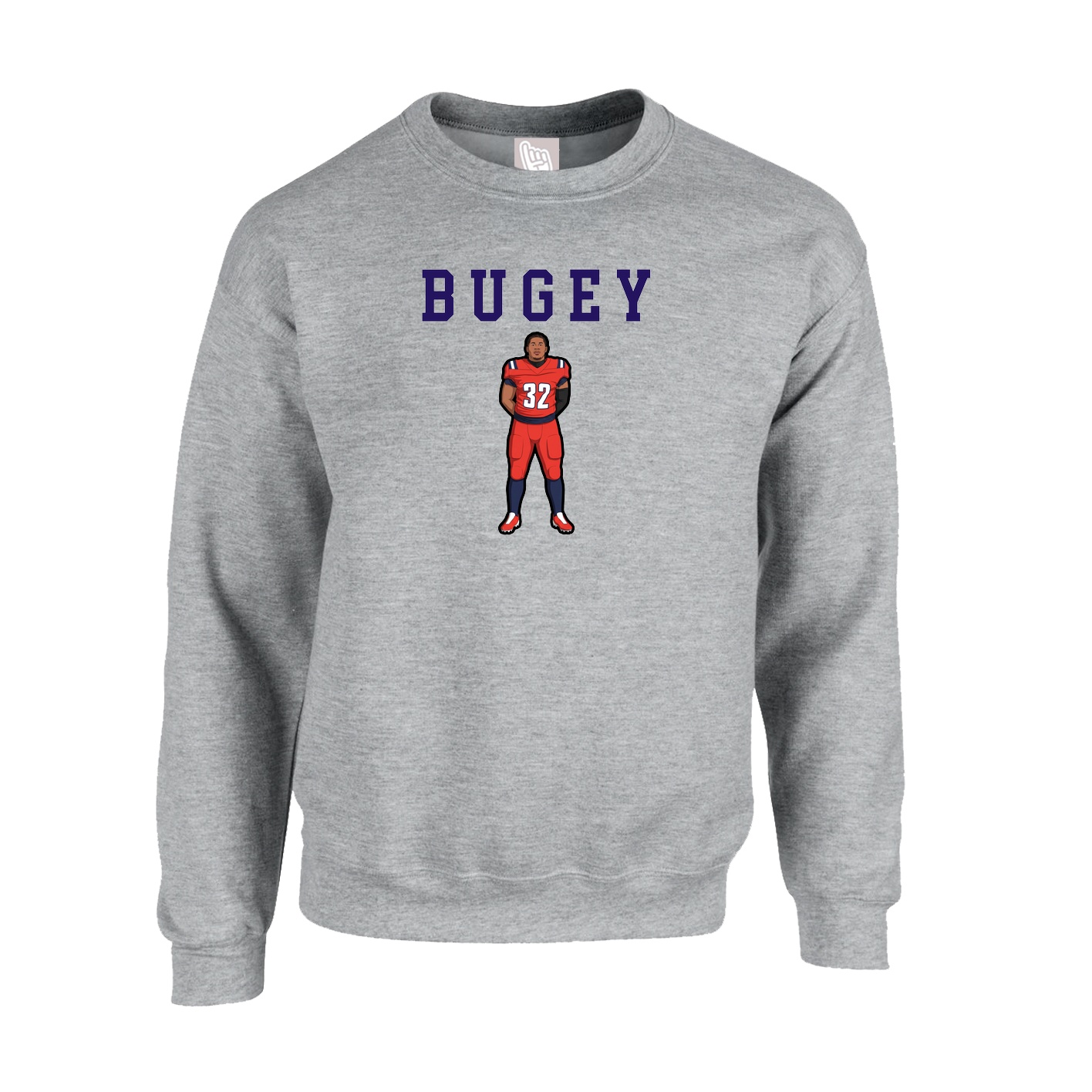 Fleece Crew — Shirsey in Grey