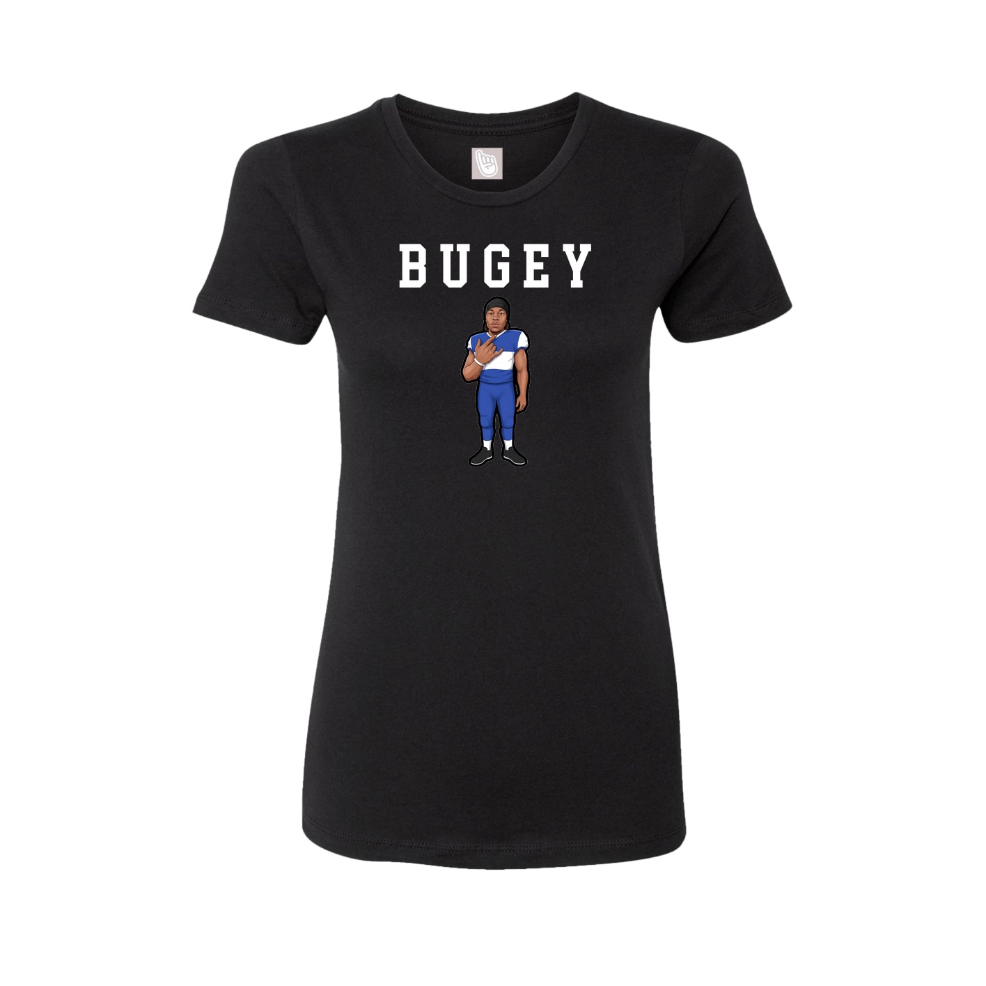 Fitted Women's Tee — Shirsey in Black