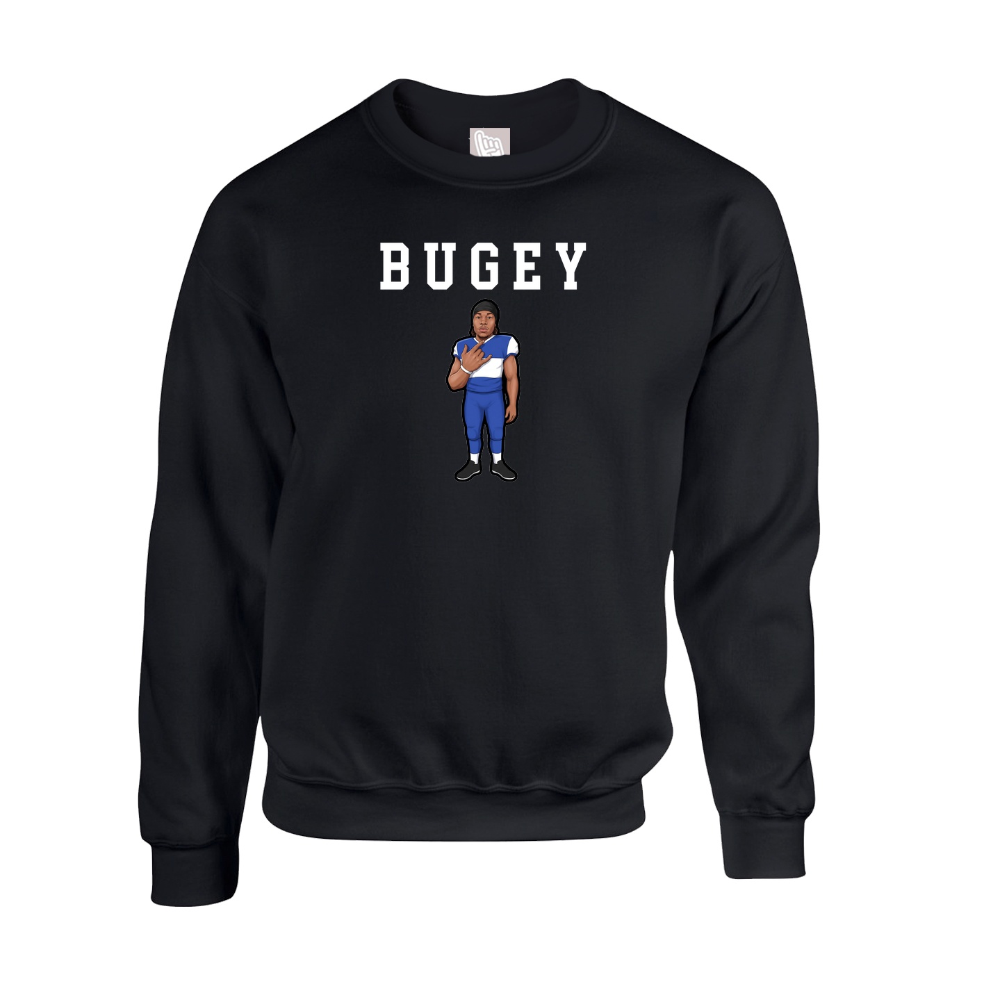 Fleece Crew — Shirsey in Black