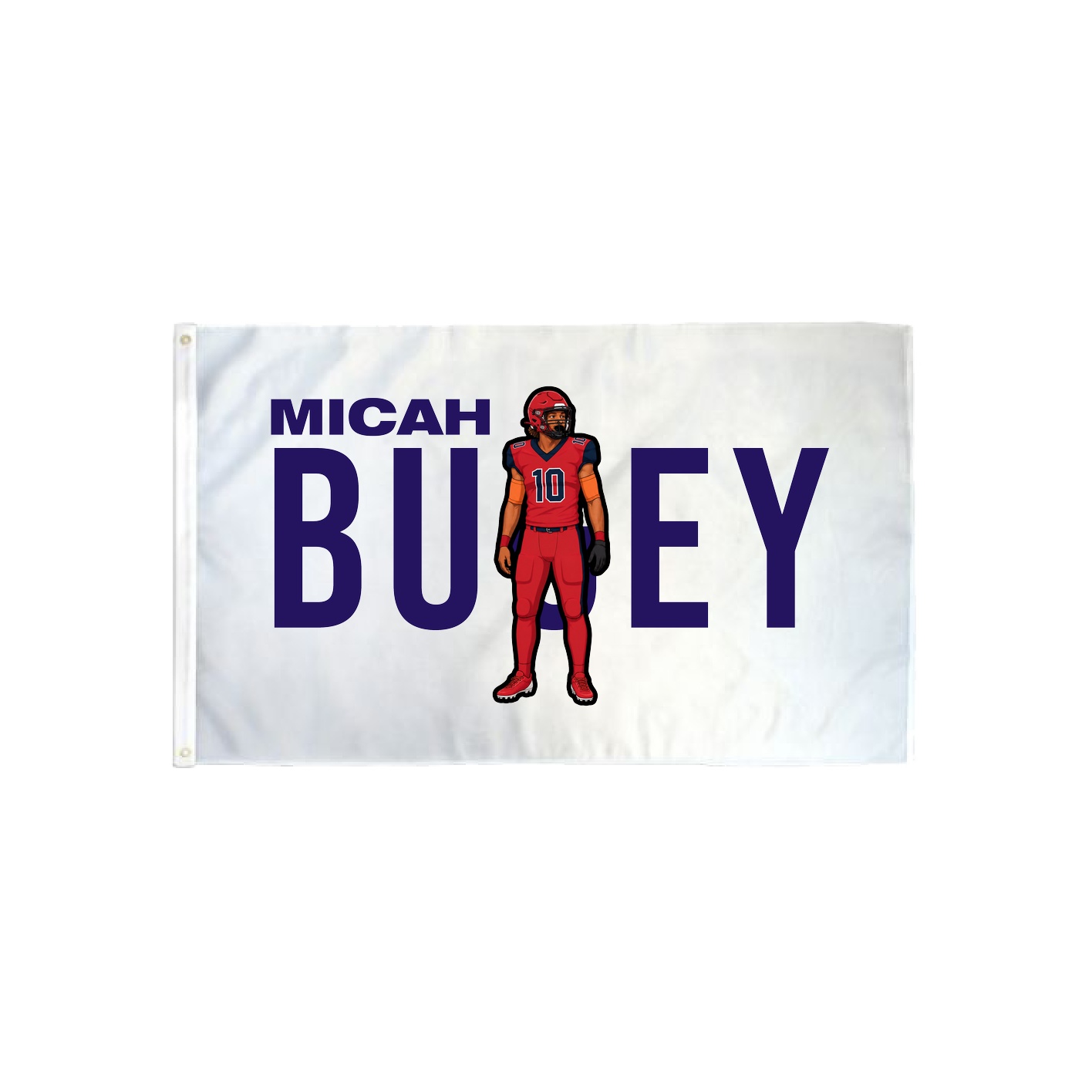3x5 Flag — Player Name in Classic