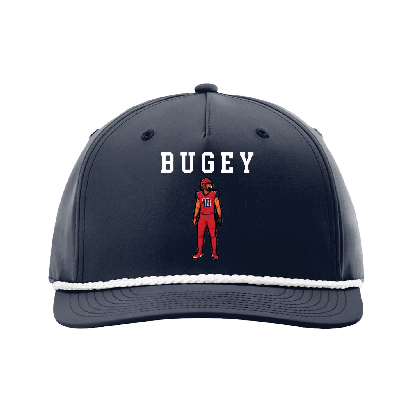 Five-Panel Classic Rope Cap — Shirsey in Navy