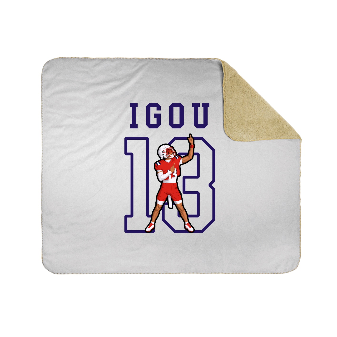 Throw Blanket — Shirsey in White