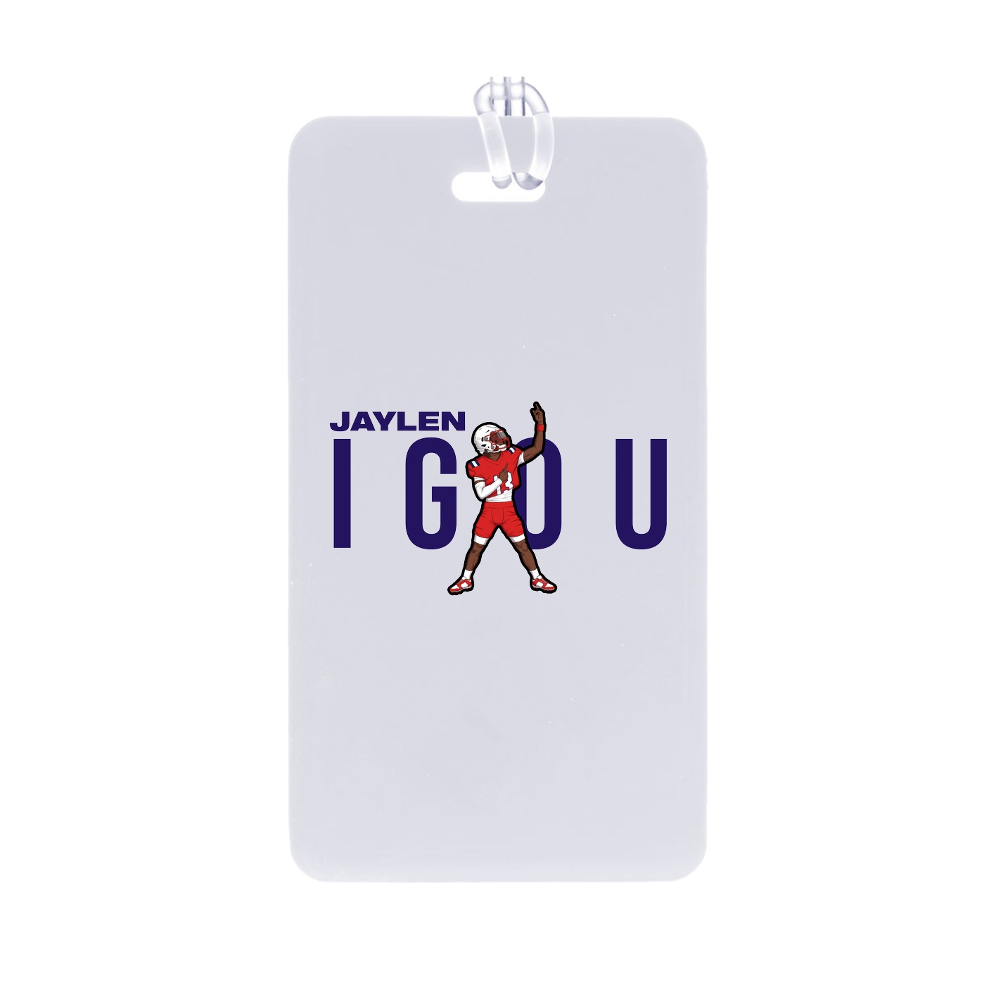 Bag Tag — Player Name in Classic
