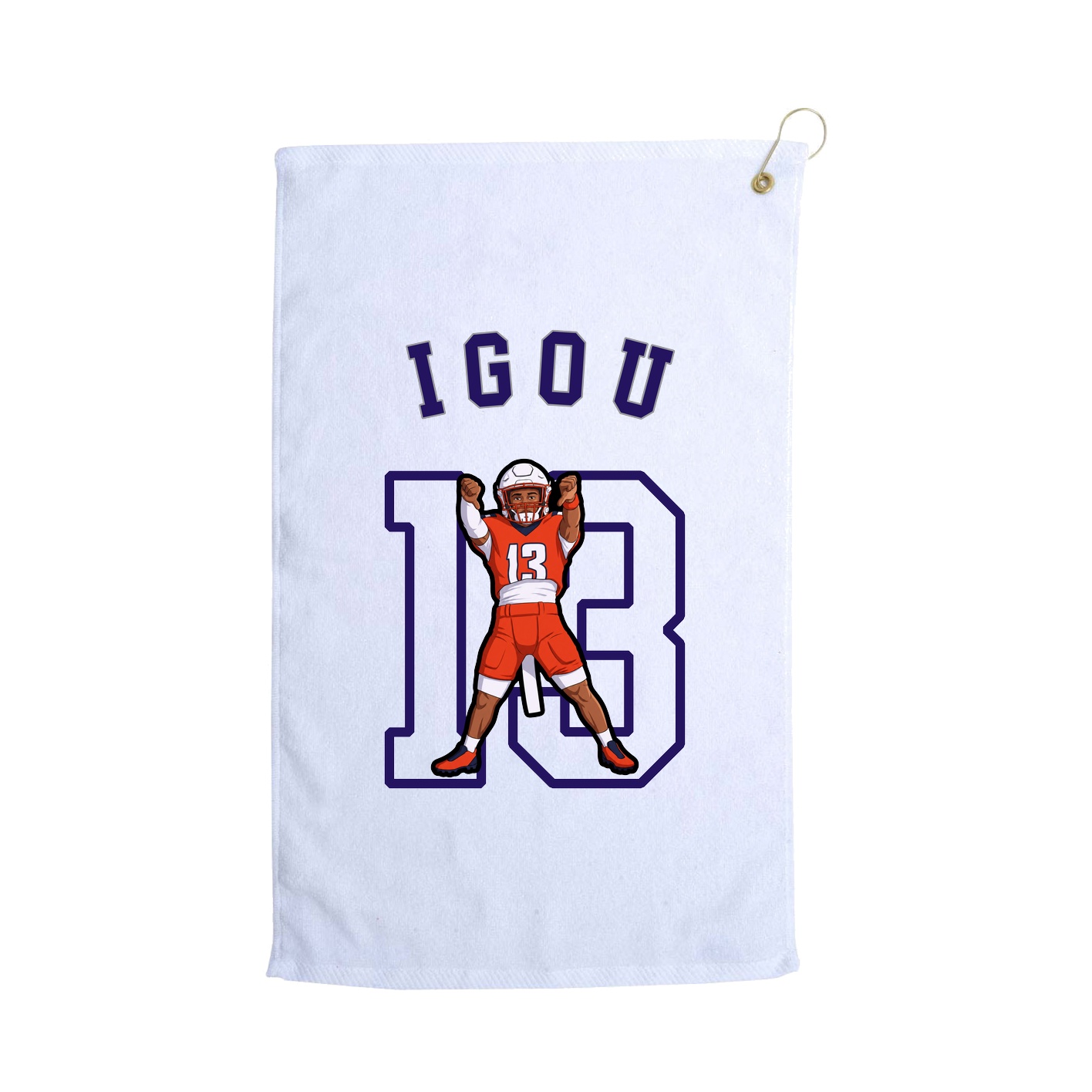 Golf Towel — Shirsey Arch in White