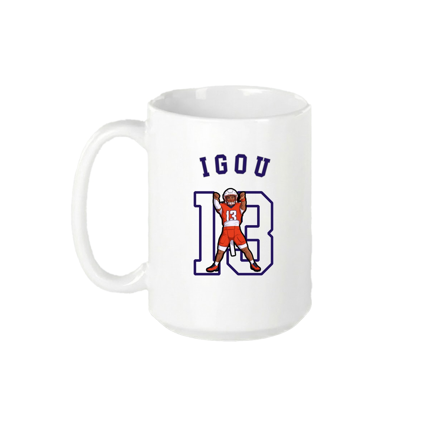 15oz Coffee Mug — Shirsey Arch in White