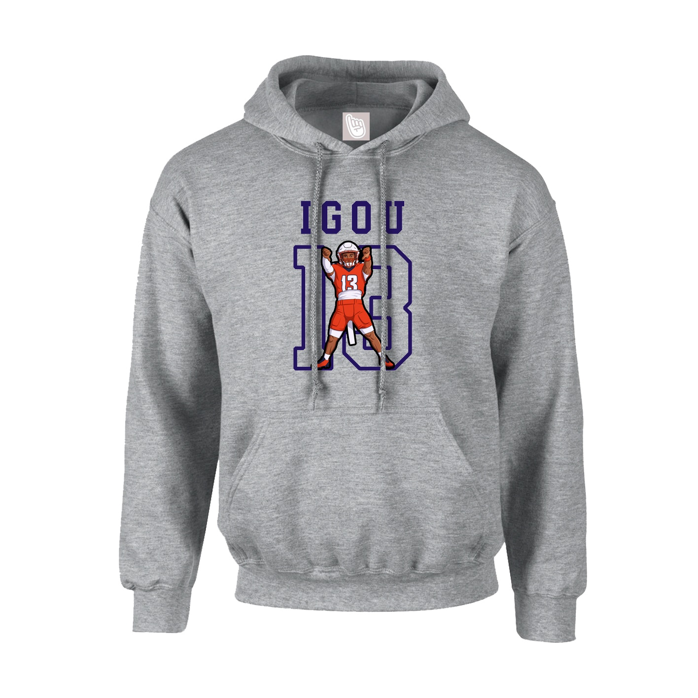 Hoodie — Shirsey in Grey