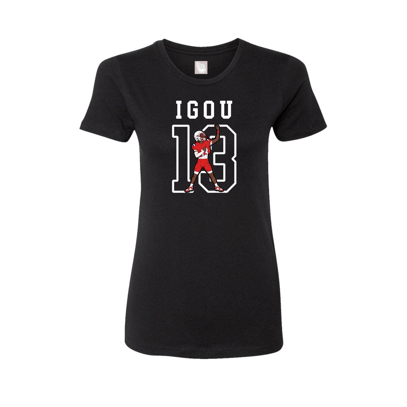 Fitted Women's Tee — Shirsey in Black