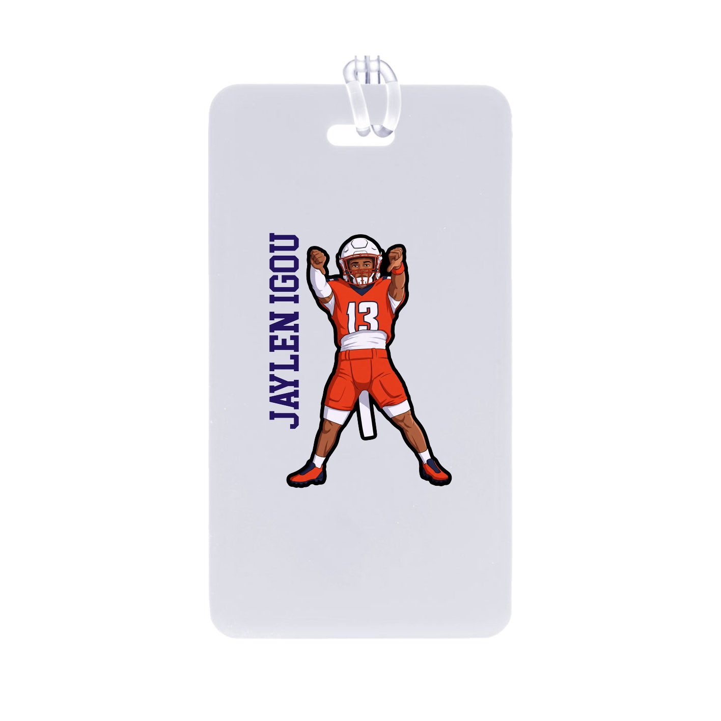 Bag Tag — Name Vertical in Classic