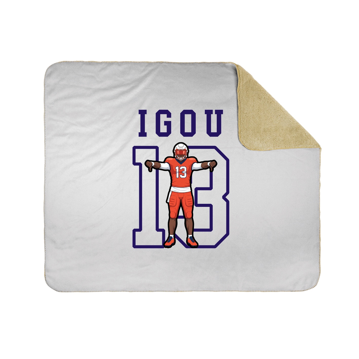 Throw Blanket — Shirsey in White