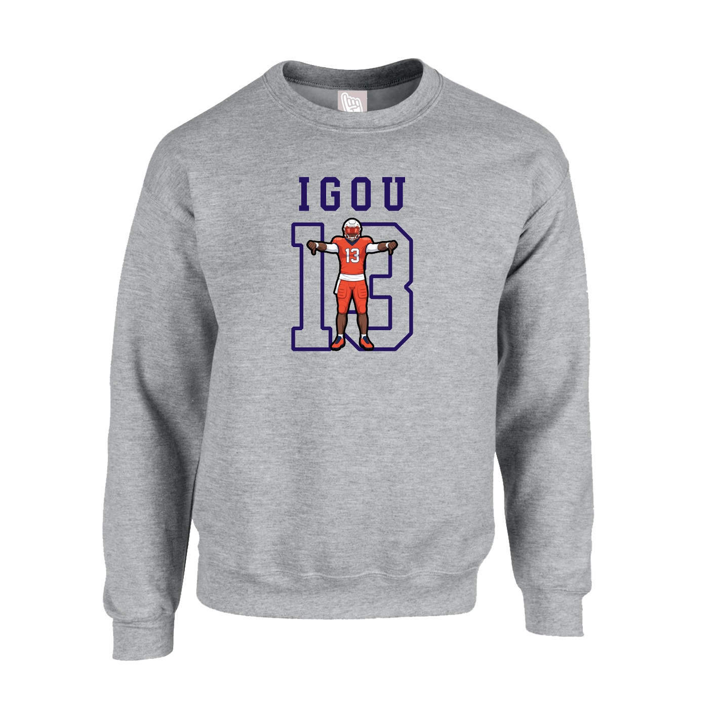Fleece Crew — Shirsey in Grey