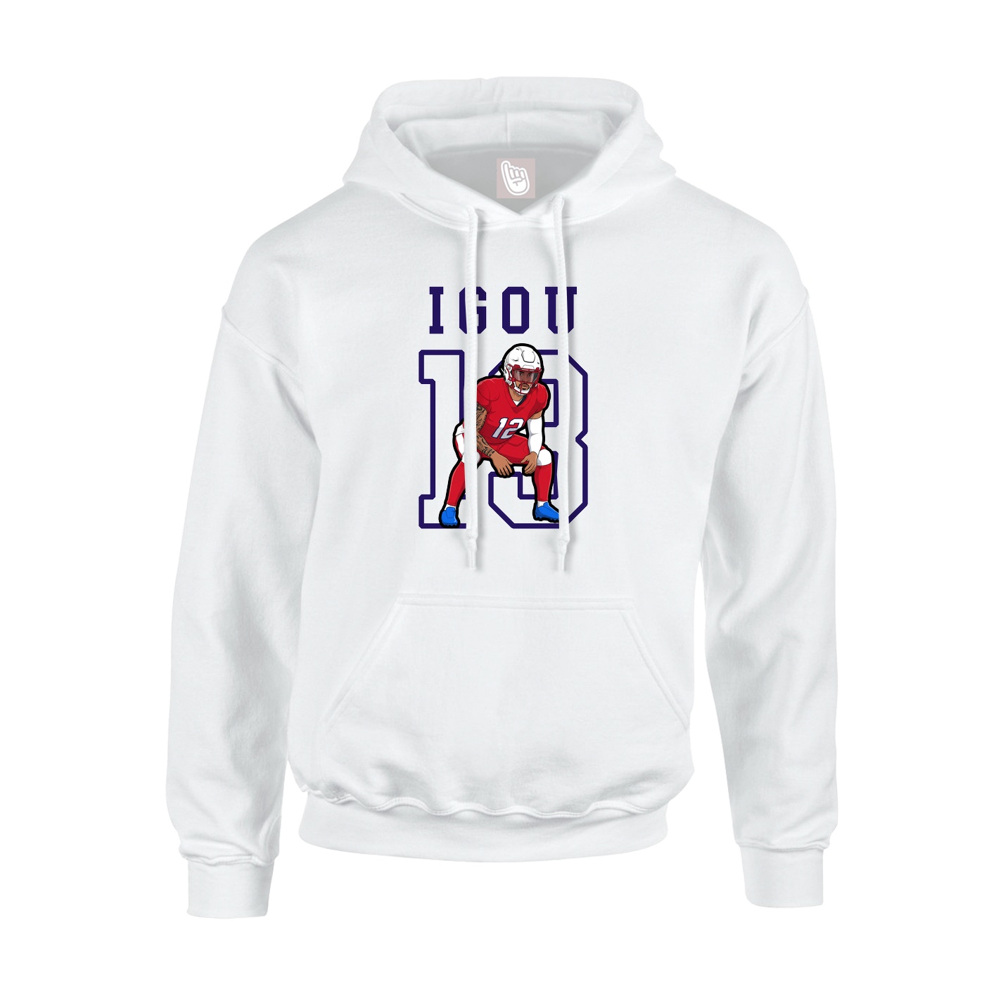 Hoodie — Shirsey in White