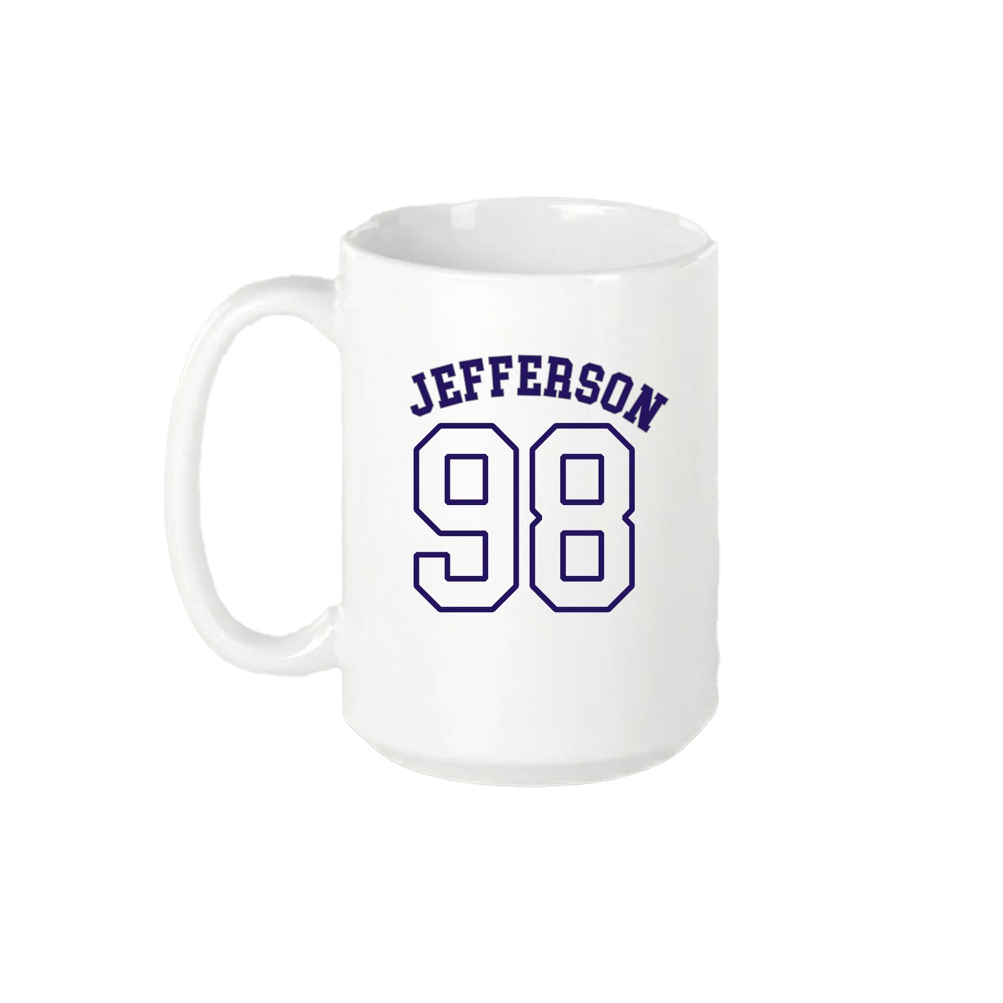 15oz Coffee Mug — Shirsey Arch in White