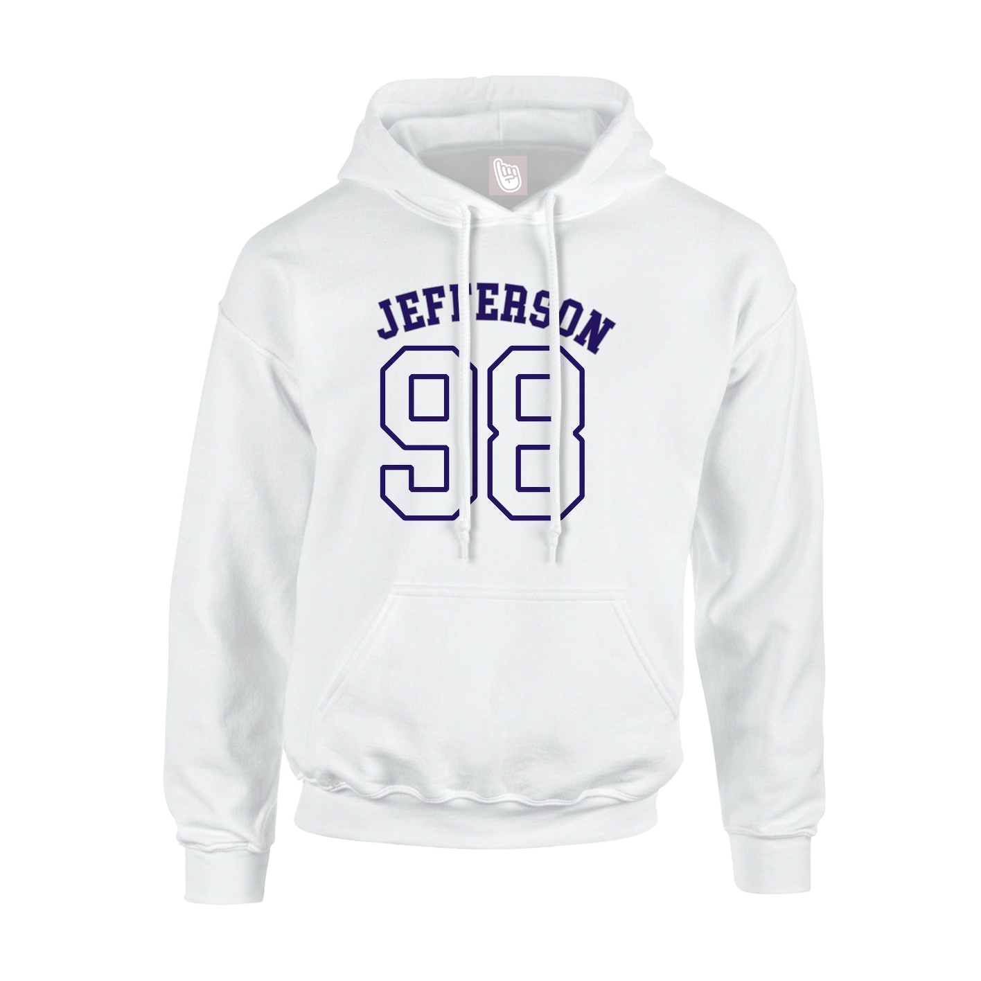 Youth Hoodie — Shirsey Arch in White
