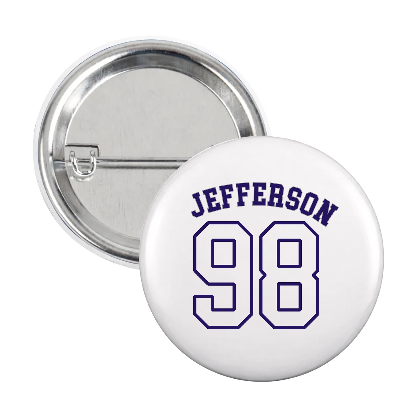 Game Day Button — Shirsey Arch in White