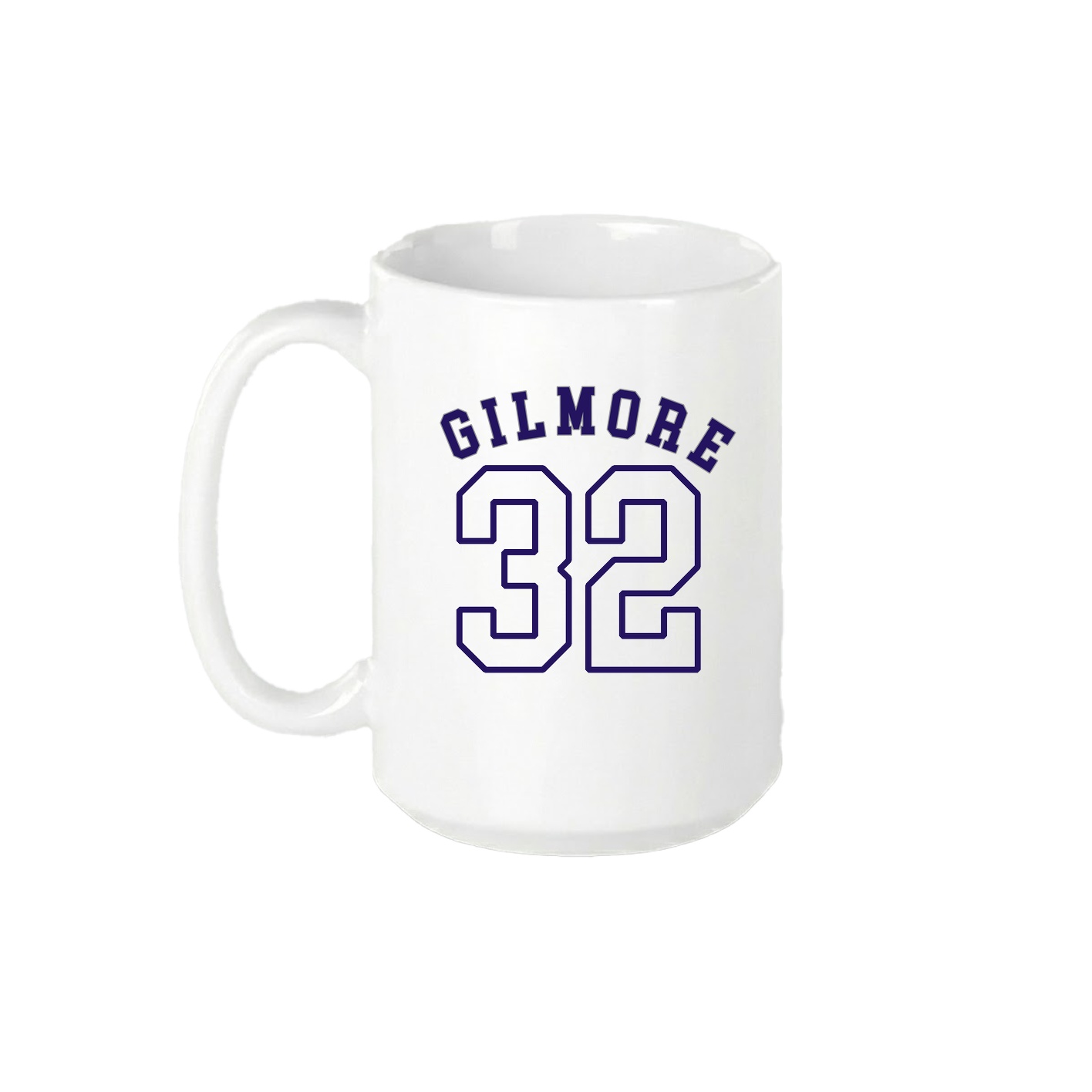 15oz Coffee Mug — Shirsey Arch in White