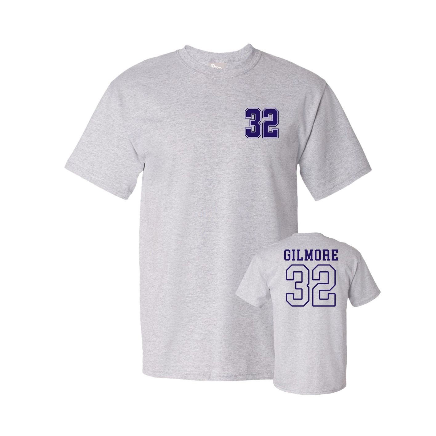 Youth Tee — Chest Back in Grey
