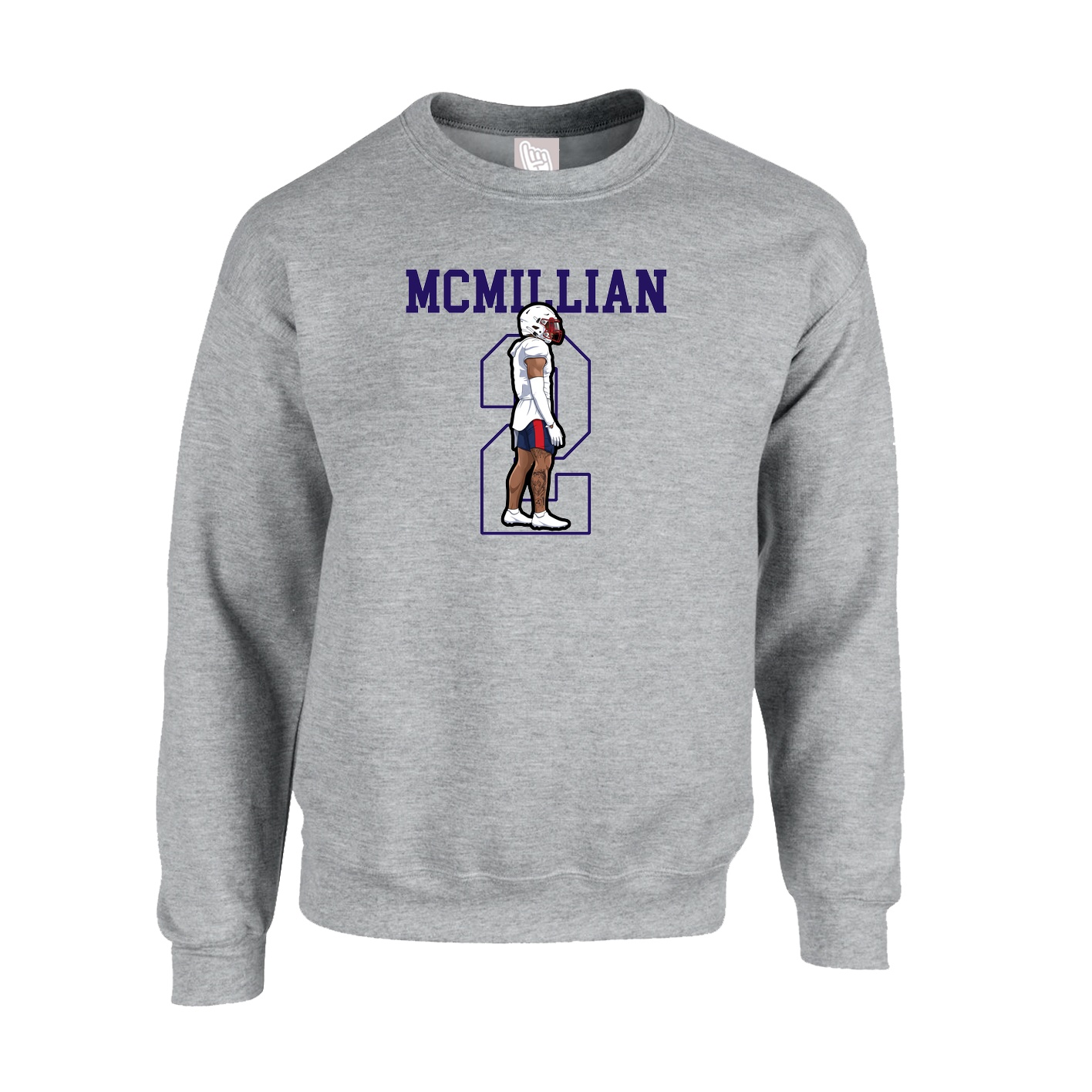 Fleece Crew — Shirsey in Grey