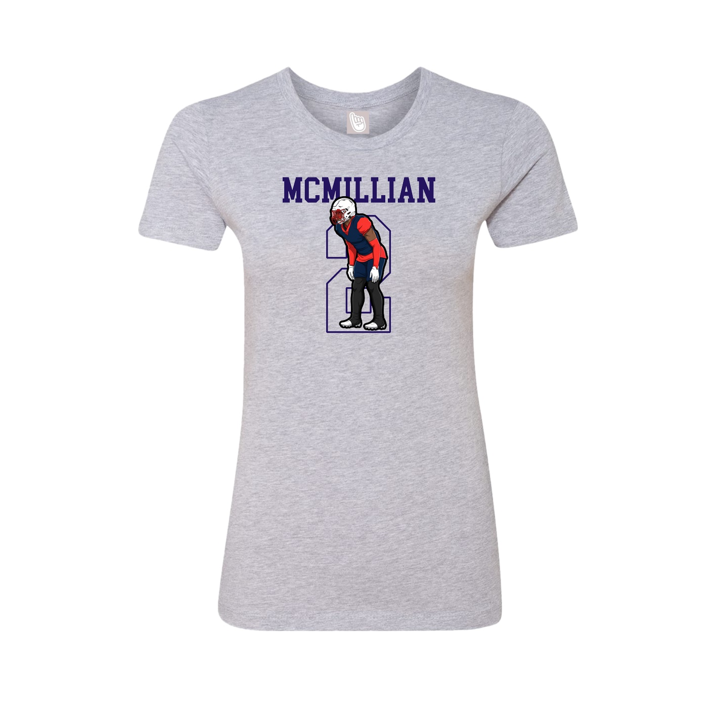Fitted Women's Tee — Shirsey in Grey