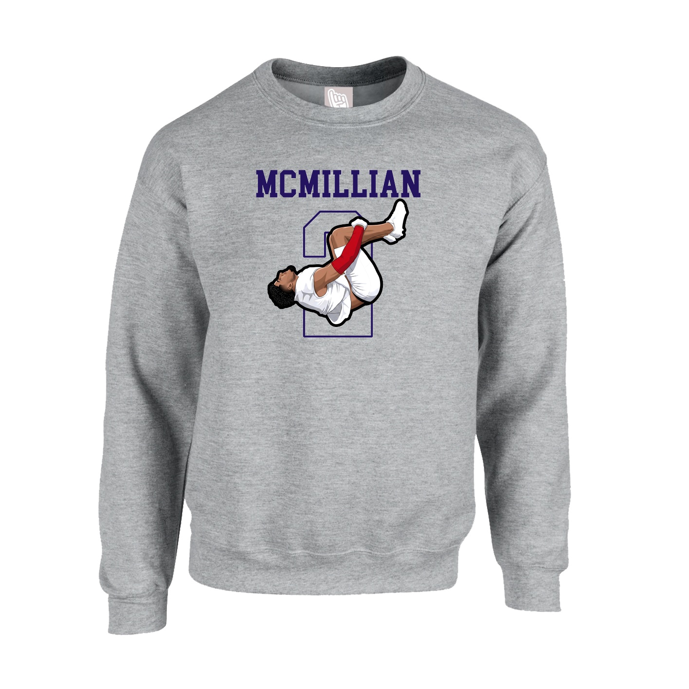 Fleece Crew — Shirsey in Grey