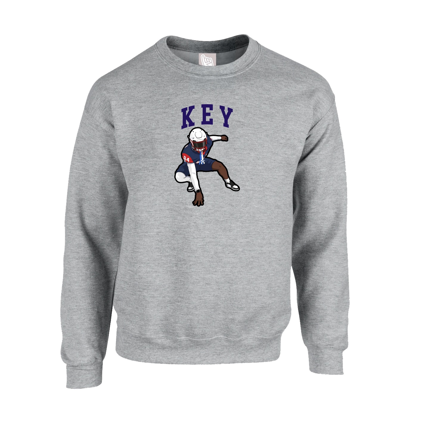 Fleece Crew — Shirsey in Grey