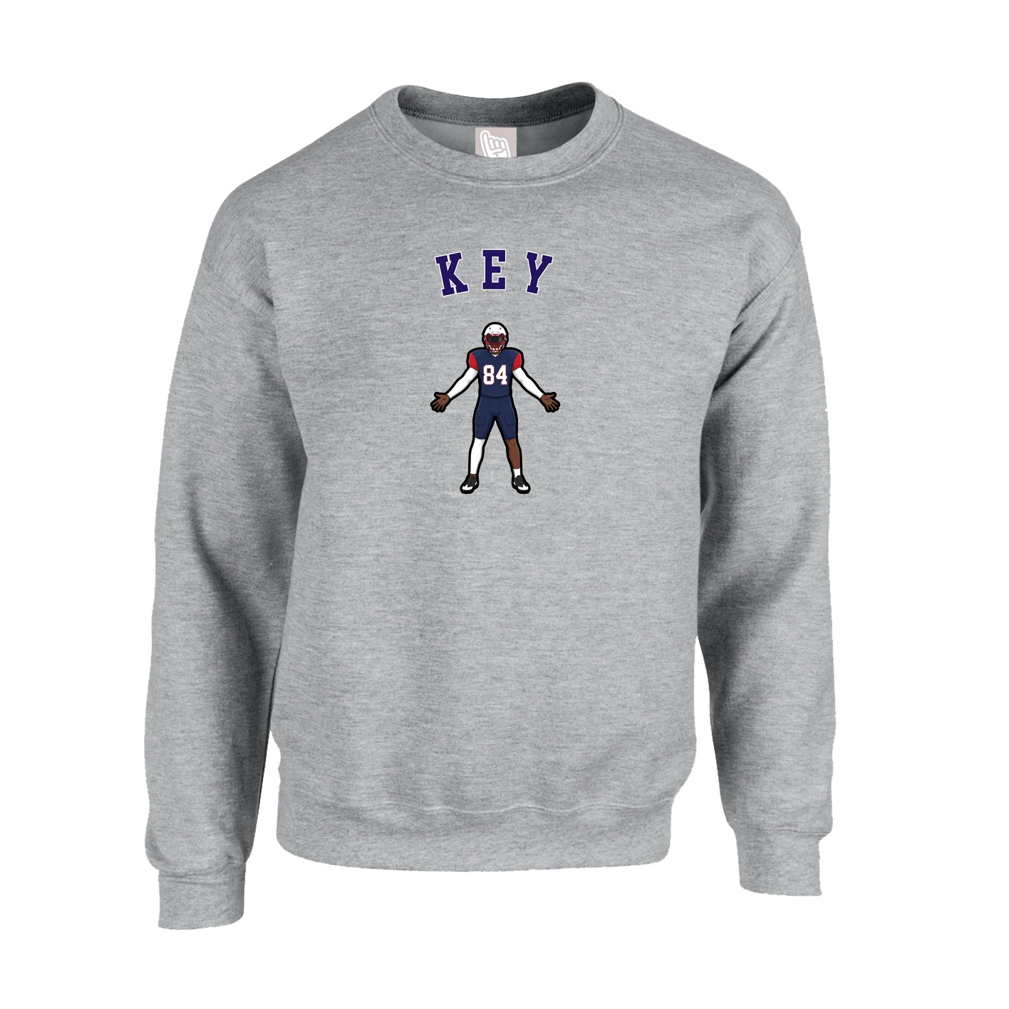 Fleece Crew — Shirsey Arch in Grey