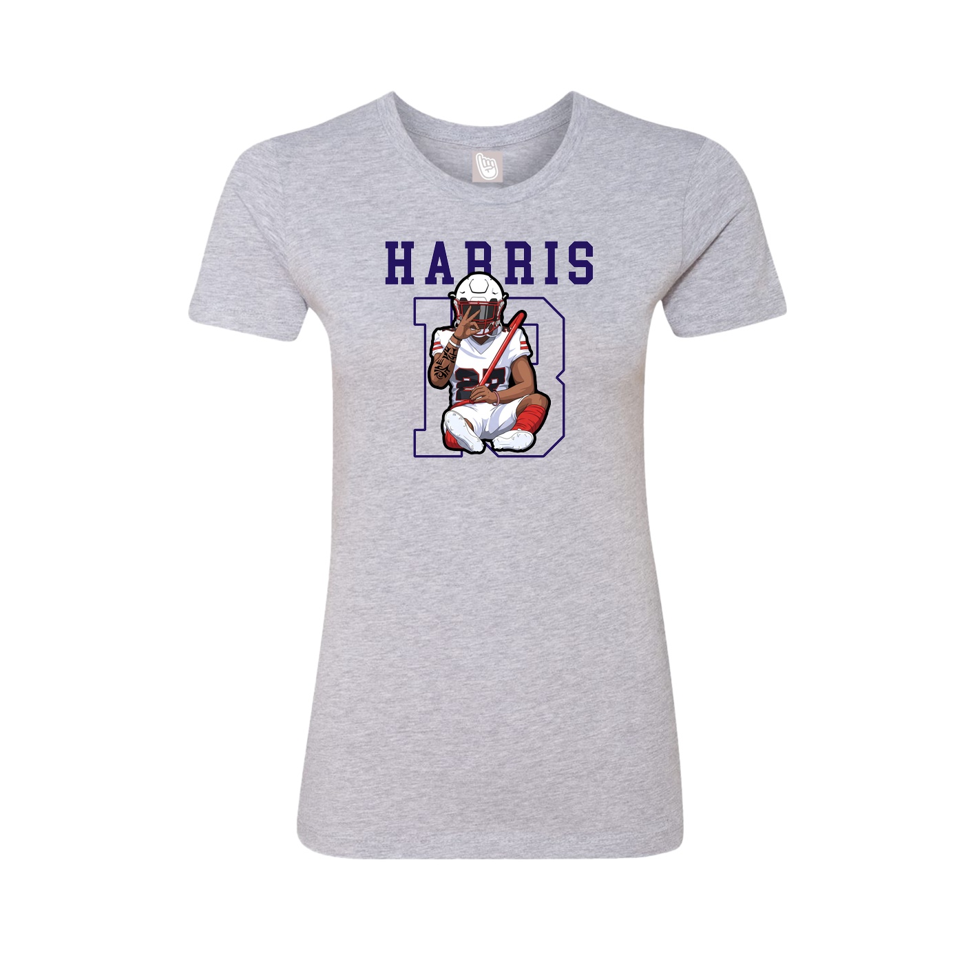 Fitted Women's Tee — Shirsey in Grey