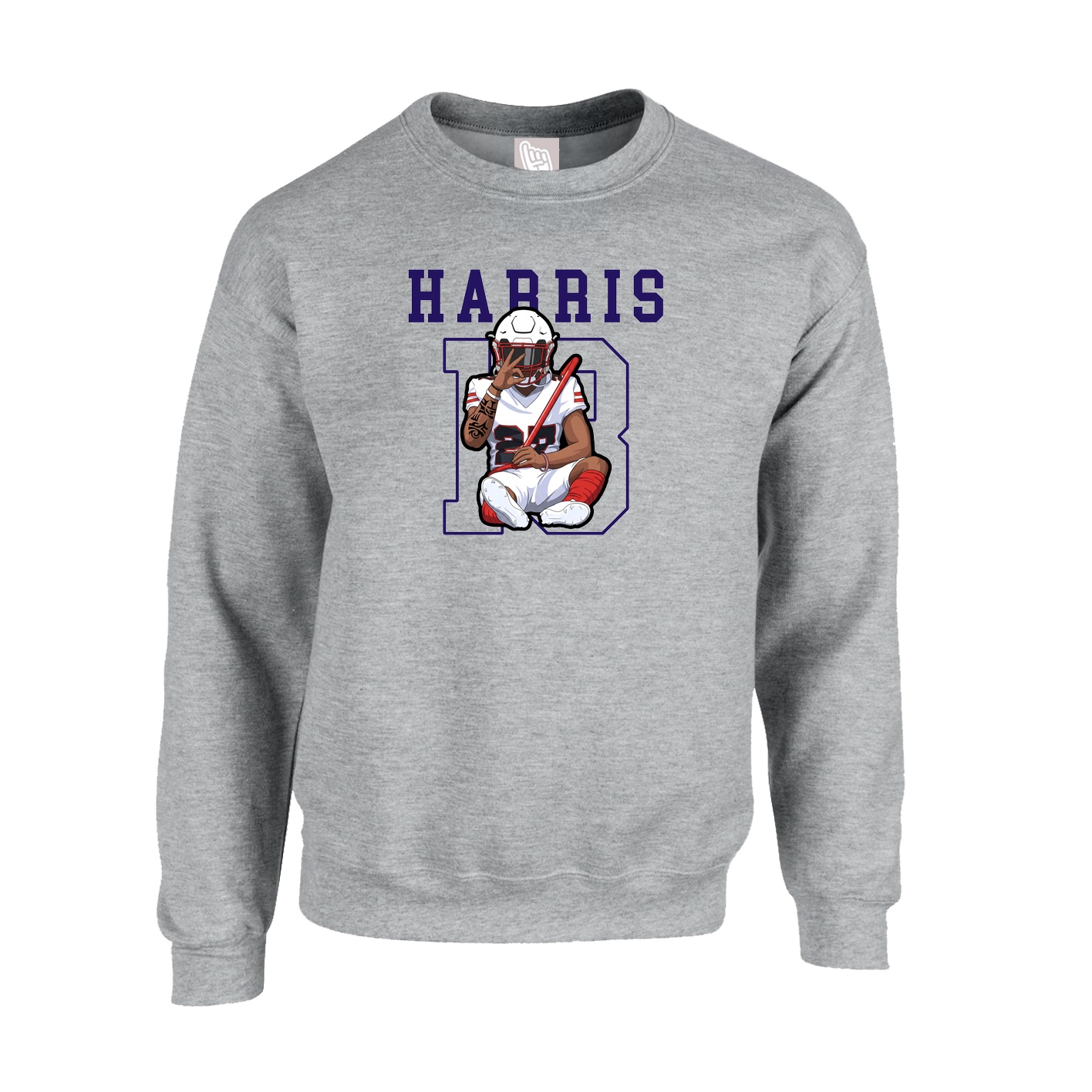 Fleece Crew — Shirsey in Grey