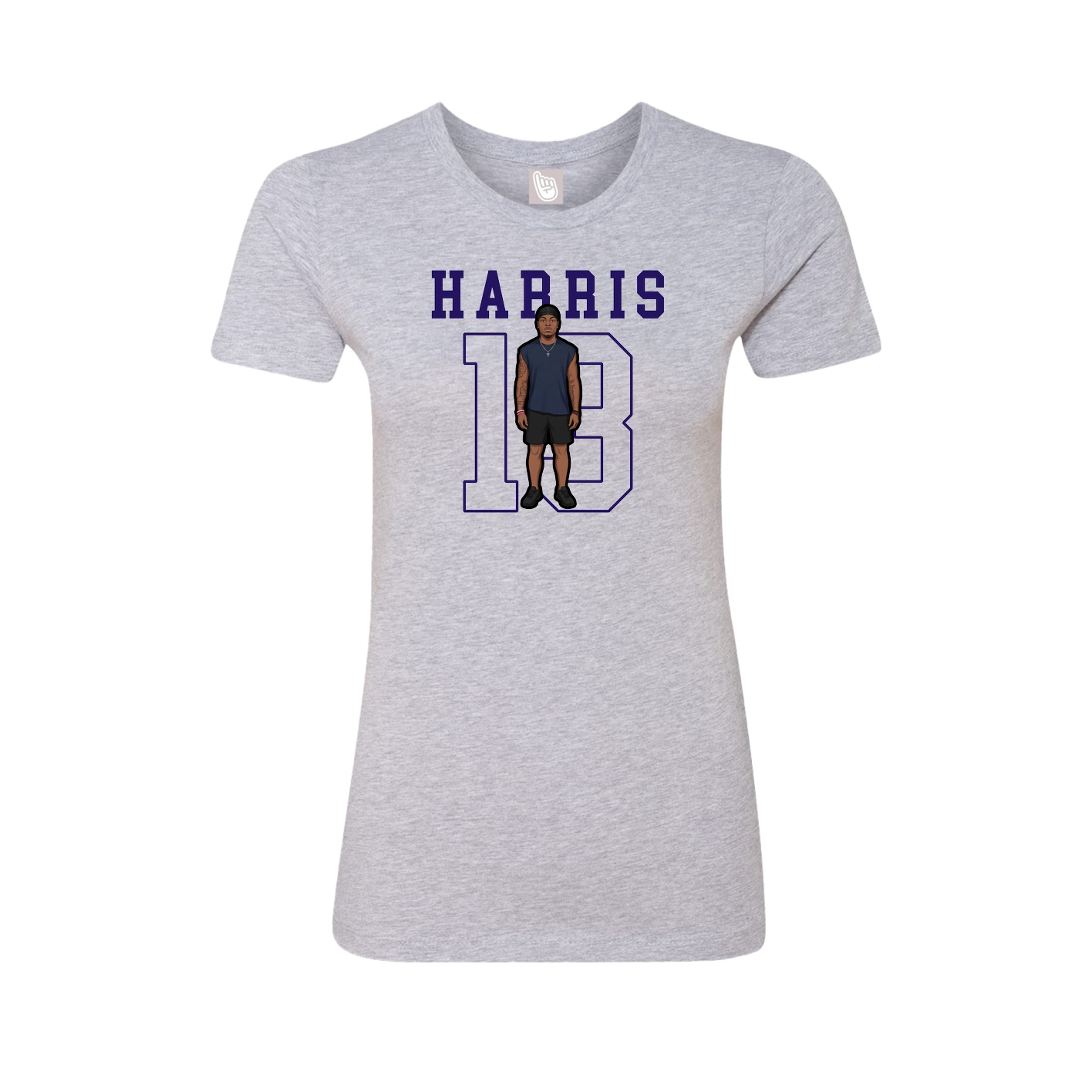 Fitted Women's Tee — Shirsey in Grey