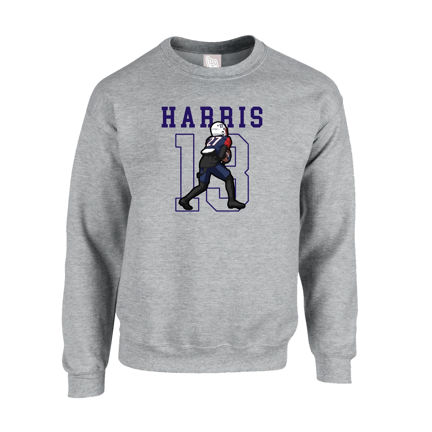 Fleece Crew — Shirsey in Grey