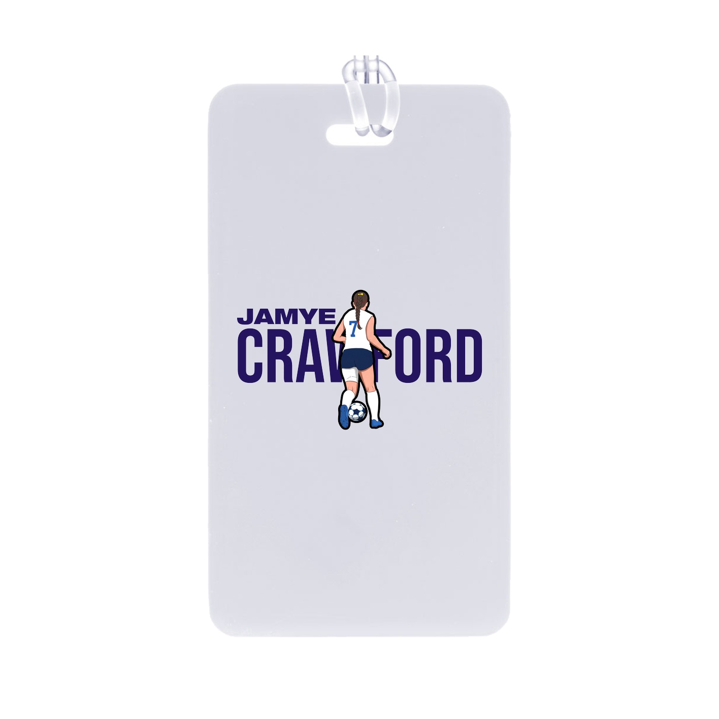 Bag Tag — Player Name in Classic