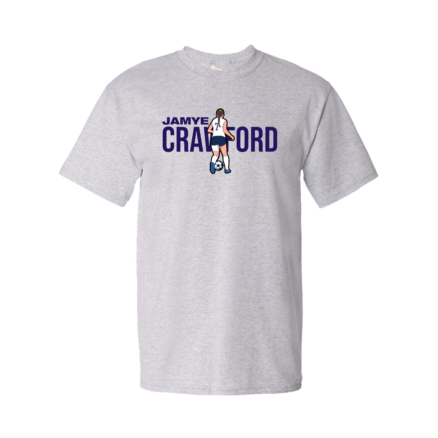 Tee — Player Name in Grey