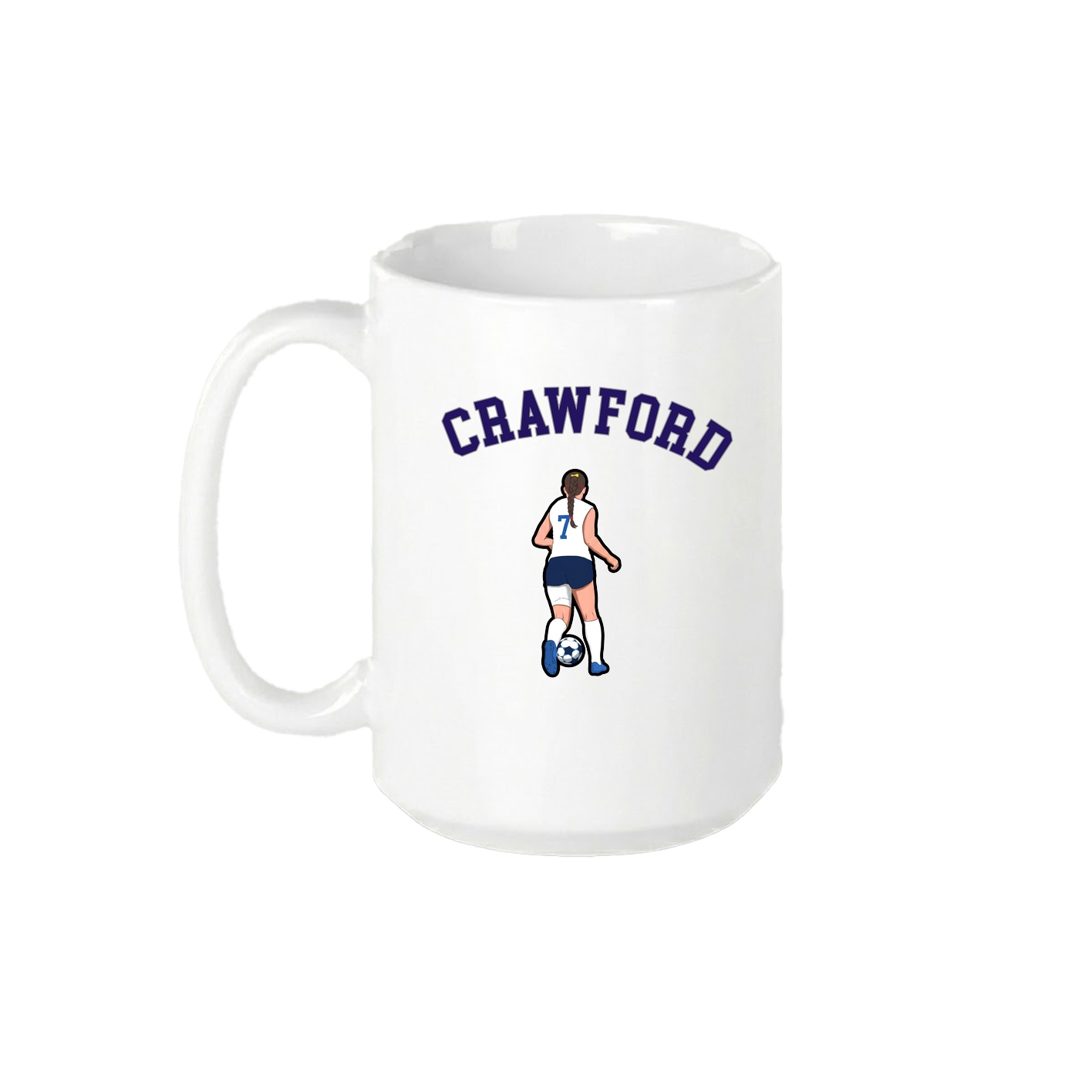 15oz Coffee Mug — Shirsey Arch in White