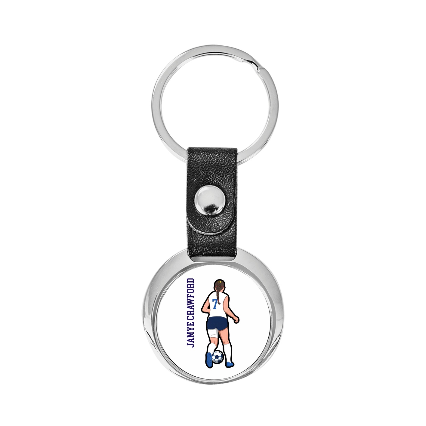 Key Chain — Name Vertical in Classic