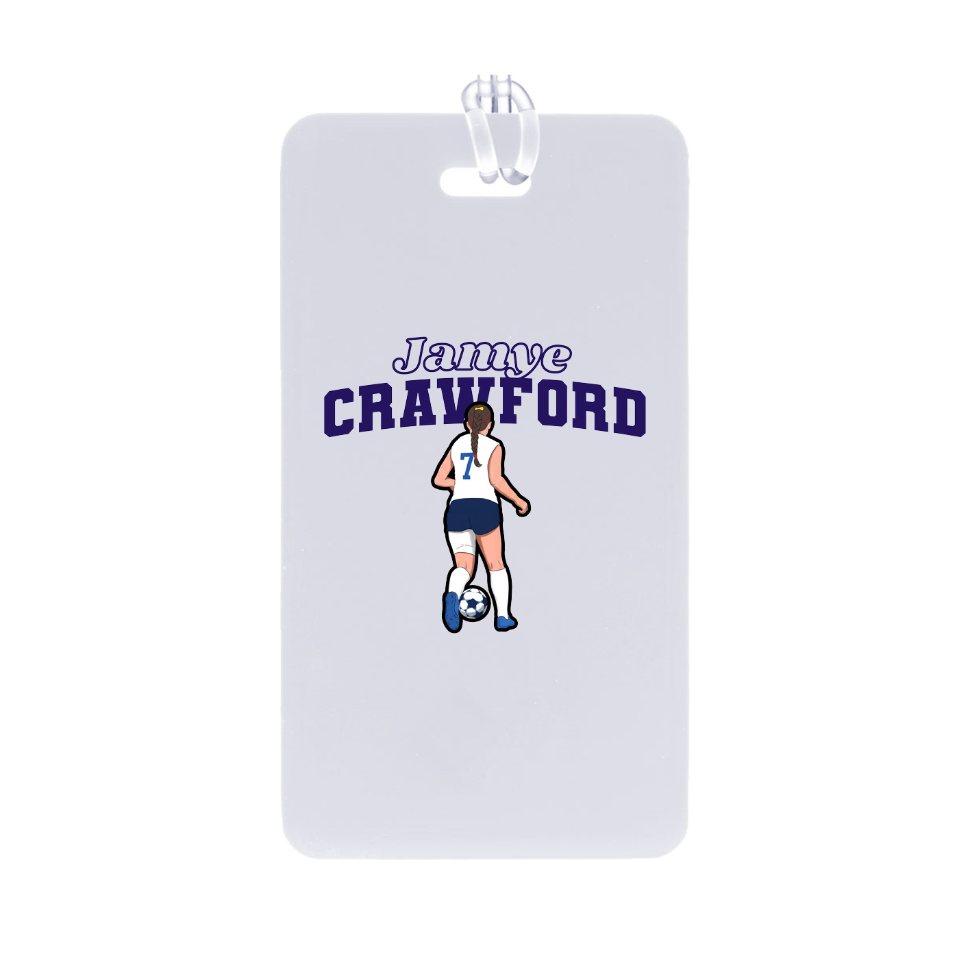 Bag Tag — Name Arch in Classic