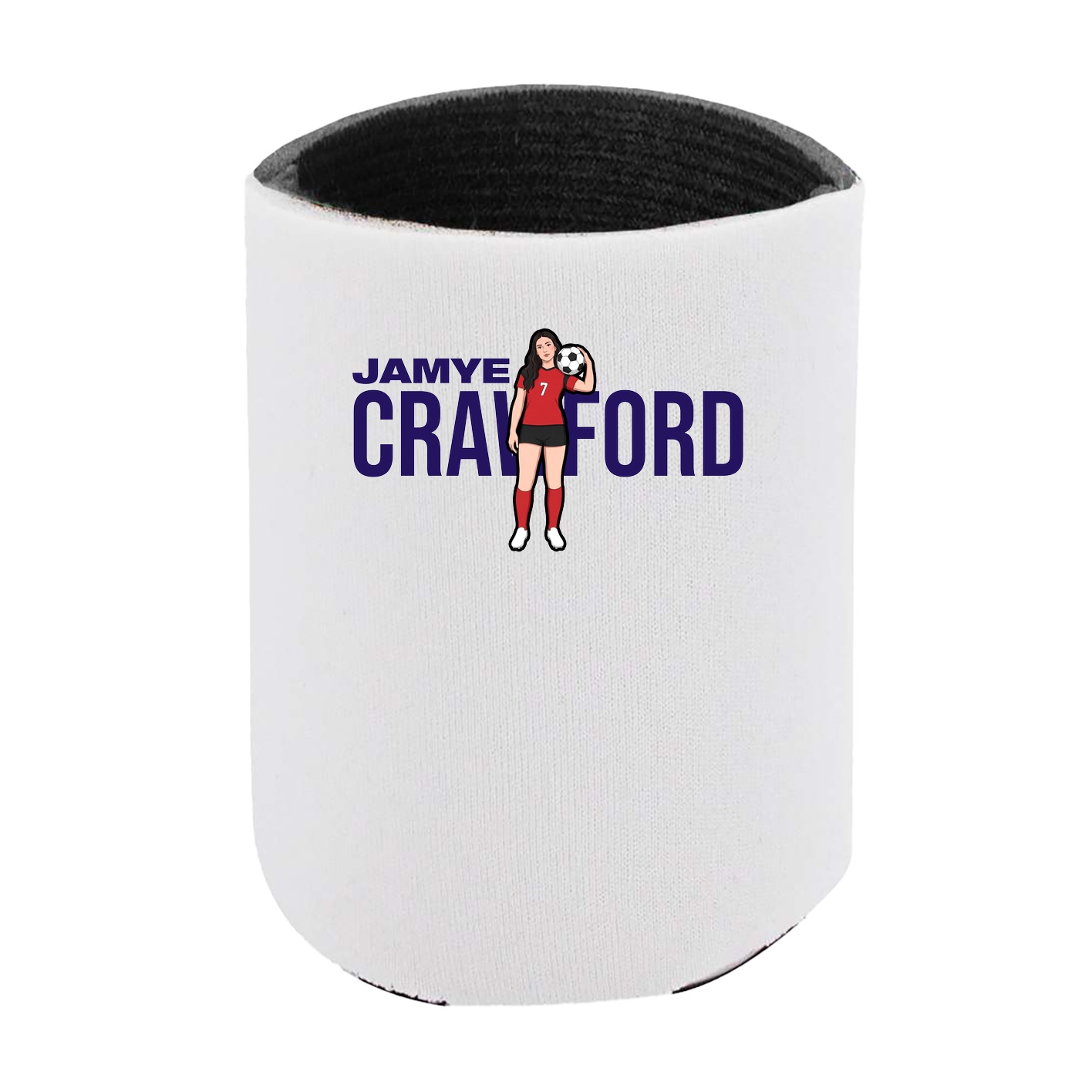 Can Holder — Player Name in White